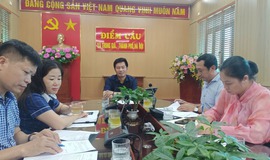 XÃ TRUNG GIÃ THAM DỰ HỘI NGHỊ TRỰC TUYẾN VỀ CÔNG TÁC TỔ CHỨC ĂN BÁN TRÚ CHO HỌC SINH