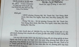 Cách nộp thuế sử dụng đất phi nông nghiệp qua ứng dụng eTax Mobile mới nhất 2025