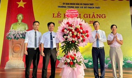 Thạch Thất: Lễ khai giảng đặc biệt năm học 2025- 2026 diễn ra tưng bừng, ý nghĩa