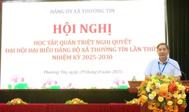 Đảng bộ xã Thường Tín đưa nghị quyết Đại hội vào cuộc sống