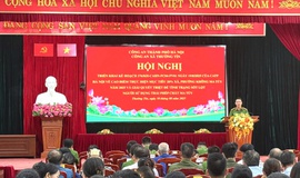 Công an xã Thường Tín triển khai đợt cao điểm thực hiện mục tiêu xã không ma tuý năm 2025