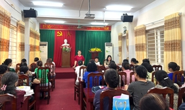 Trạm Y tế phường Hà Đông tổ chức giao ban công tác Dân số và phát triển tháng 9