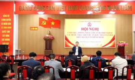 Hội nghị làm việc, thống nhất, chuẩn bị triển khai các bước thực hiện dự án khu nhà ở xã hội trên địa bàn xã Bình Minh