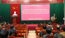 Bồi dưỡng kỹ năng tuyên truyền vận động Nhân dân chấp hành các chủ trương của Đảng, chính sách, pháp luật của Nhà nước