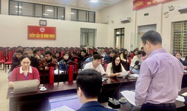 HỘI NGHỊ BÁO CÁO TIẾN ĐỘ TỔNG ĐIỀU TRA KINH TẾ NĂM 2026 TRÊN ĐỊA BÀN XÃ 