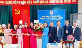 Trạm Y tế xã Tam Hưng tổ chức Đại hội Công đoàn lần thứ I nhiệm kỳ 2025-2030