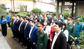 Đảng ủy – HĐND – UBND - Ủy ban MTTQ xã Bình Minh tổ chức Lễ dâng hương tưởng niệm các Anh hùng Liệt sĩ nhân dịp tết cổ truyền của dân tộc