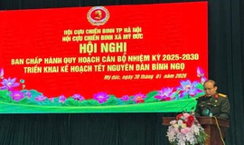 Hội Cựu chiến binh xã Mỹ Đức triển khai công tác quy hoạch cán bộ và nhiệm vụ phục vụ Tết Nguyên đán năm 2026
