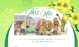 Thư mời tham dự Chương trình đón đoàn bộ đội về xã Minh Châu Chương trình “Tết Quân Dân” năm 2026