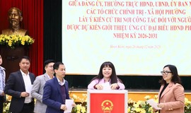 Phường Hoàn Kiếm lấy ý kiến cử tri nơi công tác đối với người ứng cử đại biểu HĐND phường nhiệm kỳ 2026 - 2031