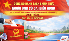 ỦY BAN BẦU CỬ XÃ CHƯƠNG DƯƠNG: Công bố danh sách chính thức những người ứng cử đại biểu HĐND xã Chương Dương nhiệm kỳ 2026 – 2031 theo từng đơn vị bầu cử
