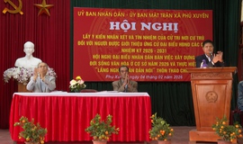 Thôn Thao Chính tổ chức Hội nghị Đại biểu Nhân dân bàn về xây dựng đời sống văn hóa