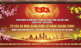 TỰ HÀO 96 MÙA XUÂN DƯỚI CỜ ĐẢNG QUANG VINH!