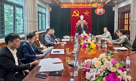 Ban bầu cử Đại biểu HĐND thành phố Hà Nội (Đơn vị số 22) tổ chức hội nghị triển khai nhiệm vụ