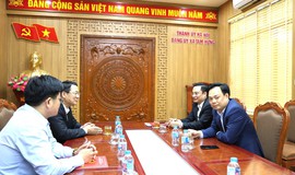 Lãnh đạo Ban Tuyên giáo và Dân vận Thành uỷ Hà Nội kiểm tra công tác bầu cử tại xã Tam Hưng 