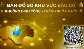 Bản đồ số 32 Khu vực bỏ phiếu trên địa bàn phường Định Công