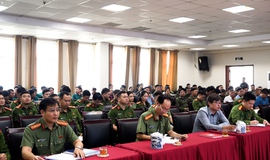 Công an xã Mỹ Đức triển khai phương án bảo đảm an ninh trật tự, bảo vệ các điểm bầu cử đại biểu Quốc hội khoá XVI và đại biểu HĐND các cấp nhiệm kỳ 2026 – 2031