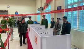 Công an xã Tam Hưng bảo đảm an ninh, trật tự phục vụ bầu cử đại biểu Quốc hội khóa XVI và HĐND các cấp