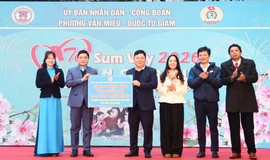 PHƯỜNG VĂN MIẾU - QUỐC TỬ GIÁM CHĂM LO THIẾT THỰC ĐỂ TẤT CẢ ĐOÀN VIÊN, NGƯỜI LAO ĐỘNG VUI ĐÓN TẾT