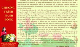 CHƯƠNG TRÌNH HÀNH ĐỘNG CỦA ĐỒNG CHÍ TẠ THỊ THU HÀ-UỶ VIÊN THƯỜNG VỤ, TRƯỞNG BAN XÂY DỰNG ĐẢNG XÃ TRUNG GIÃ.