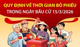 Quy định về thời gian bỏ phiếu trong ngày bầu cử 15-3