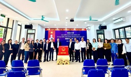 Kiểm tra công tác tuyên truyền, cổ động trực quan phục vụ bầu cử tại phường Định Công