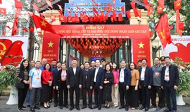 Đoàn công tác số 16 kiểm tra công tác bầu cử tại phường Hoàn Kiếm và phường Cửa Nam