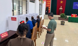 Tam Hưng: Đến 10h, 68% cử tri đã tham gia bỏ phiếu