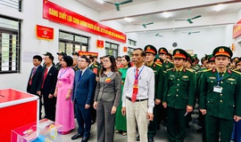 Thôn D8, xã Thanh Trì hoàn thành 100% cử tri tham gia bỏ phiếu