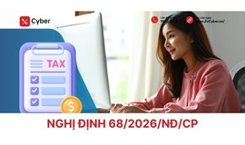 Chính sách thuế đối với hộ kinh doanh quy định tại Nghị định số 68/2026/NĐ-CP NGÀY 05/3/2026 của Chính phủ
