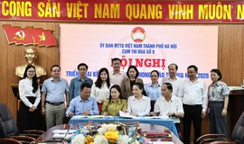 Xã Bình Minh tham gia ký kết phong trào thi đua Cụm số 09 MTTQ TP Hà Nội năm 2026