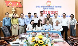 CỤM THI ĐUA SỐ 09 MTTQ TP HÀ NỘI TRIỂN KHAI KẾ HOẠCH VÀ KÝ KẾT PHONG TRÀO THI ĐUA NĂM 2026