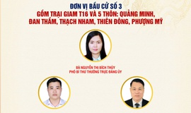 Đơn vị bầu cử số 3 xã Tam Hưng bầu đủ 5 đại biểu HĐND khóa XXIII