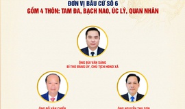 Đơn vị bầu cử số 6 xã Tam Hưng bầu đủ 5 đại biểu HĐND khóa XXIII