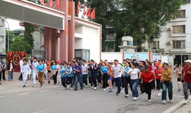 PHƯỜNG VĨNH HƯNG TỔ CHỨC LỄ PHÁT ĐỘNG NGÀY CHẠY OLYMPIC VÌ SỨC KHỎE TOÀN DÂN NĂM 2026 CHÀO MỪNG THÀNH CÔNG BẦU CỬ ĐẠI BIỂU QUỐC HỘI KHÓA XVI VÀ ĐẠI BIỂU HĐND CÁC CẤP NHIỆM KỲ 2026 – 2031