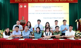 ỦY BAN NHÂN DÂN - ỦY BAN MTTQ VIỆT NAM XÃ TRUNG GIÃ TỔ CHỨC HỘI NGHỊ ĐẠI BIỂU NHÂN DÂN BÀN VIỆC XÂY DỰNG ĐỜI SỐNG VĂN HÓA Ở CƠ SỞ NĂM 2026