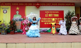 Trường THCS Đại Nghĩa tổ chức Lễ mít tinh kỷ niệm 95 năm ngày thành lập đoàn TNCS Hồ Chí Minh