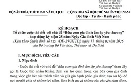 Xã Phù Đổng triển khai hưởng ứng Cuộc thi viết với chủ đề “Bữa cơm gia đình ấm áp yêu thương” nhân kỷ niệm 25 năm Ngày Gia đình Việt Nam (28/6/2001 – 28/6/2026)