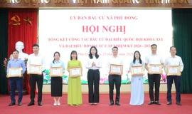 Ủy ban bầu cử xã Phù Đổng đã tổng kết cuộc bầu cử đại biểu Quốc hội khóa XV và đại biểu HĐND các cấp nhiệm kỳ 2026-2031