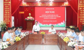 Đoàn kiểm tra số 08 của Thành uỷ Hà Nội làm việc với Đảng uỷ xã Bình Minh