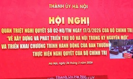 Hội nghị quán triệt Nghị quyết 02-NQ/TW và Chương trình hành động của Ban Thường vụ Thành ủy