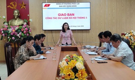 Giao ban Dư luận xã hội định kỳ tháng 3/2026