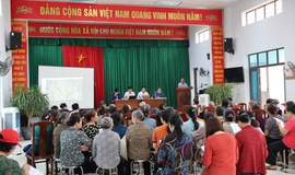 Tam Hưng tổ chức hội nghị họp dân thôn Quảng Minh triển khai công tác GPMB dự án khu đô thị mới Mỹ Hưng - Cienco5