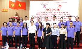 VKSND khu vực 6 - thành phố Hà Nội phối hợp tuyên truyền Nghị quyết 205/2025/QH15 của Quốc Hội về khởi kiện vụ án dân sự công ích