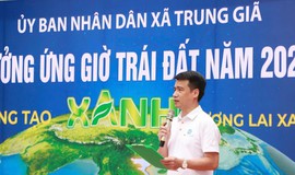 Xã Trung Giã phát động hưởng ứng Giờ Trái đất 2026, lan tỏa thông điệp tiết kiệm năng lượng