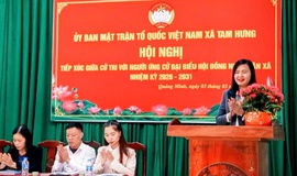 Chương trình hành động của bà Nguyễn Thị Bích Thuỷ - Phó Bí thư Thường trực Đảng uỷ xã Tam Hưng ứng cử đại biểu HĐND xã nhiệm kỳ 2026-2031, đơn vị bầu cử số 3