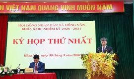 HĐND xã Hồng Vân tổ chức thành công kỳ họp thứ nhất nhằm kiện toàn tổ chức bộ máy chính quyền cho nhiệm kỳ mới