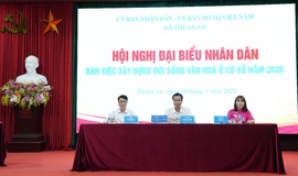 Hội nghị Đại biểu Nhân dân xã Thuận An bàn việc xây dựng đời sống văn hóa ở cơ sở năm 2026