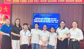 TIẾP LỬA ĐAM MÊ- BAN GIÁM HIỆU TRƯỜNG TIỂU HỌC TRẦN PHÚ GẶP MẶT ĐỘNG VIÊN ĐỘI TUYỂN HỌC SINH THI TIN HỌC TRẺ QUỐC TẾ
( VÒNG THÀNH PHỐ)