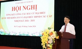 ỦY BAN BẦU CỬ XÃ BA VÌ TỔNG KẾT CÔNG TÁC BẦU CỬ ĐẠI BIỂU QUỐC HỘI KHÓA XVI VÀ ĐẠI BIỂU HĐND CÁC CẤP NHIỆM KỲ 2026 - 2031